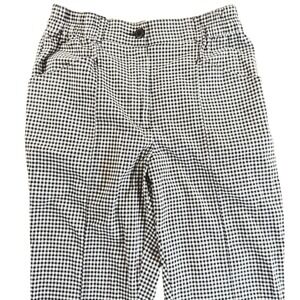 Urban Outfitters Gingham Check Pants Size Small High‎ Waist Trousers Ankle